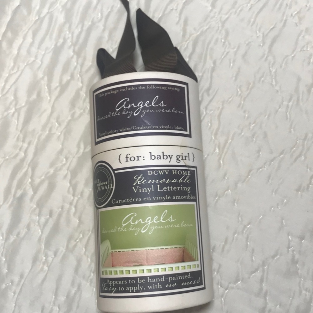 Nursery “Angel” removable vinyl wall decal